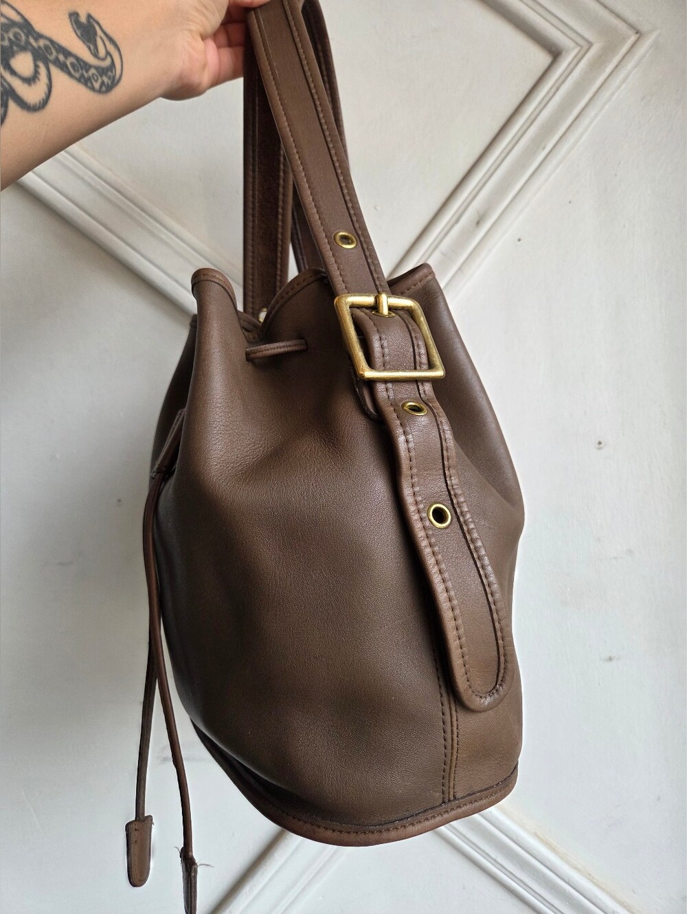 Vintage Coach Taupe Lulas Legacy 9952 🍂🤎 - Picture 3 of 16